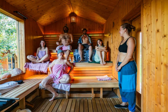 Goście Saunowego Stawu