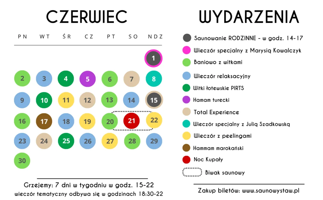KALENDARZ CZERWIEC 25