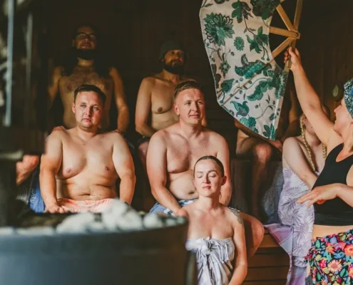 Goście Saunowego Stawu