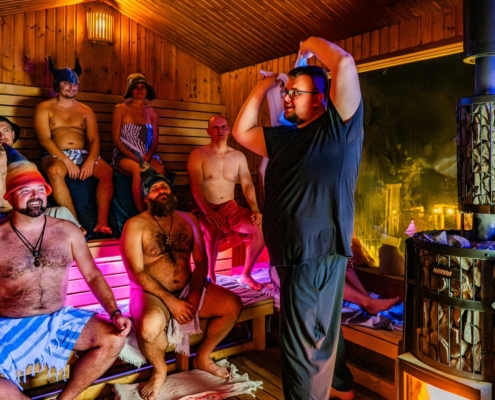 Goście Saunowego Stawu