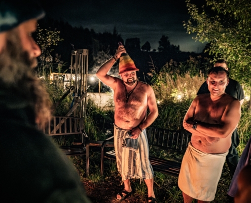Goście Saunowego Stawu